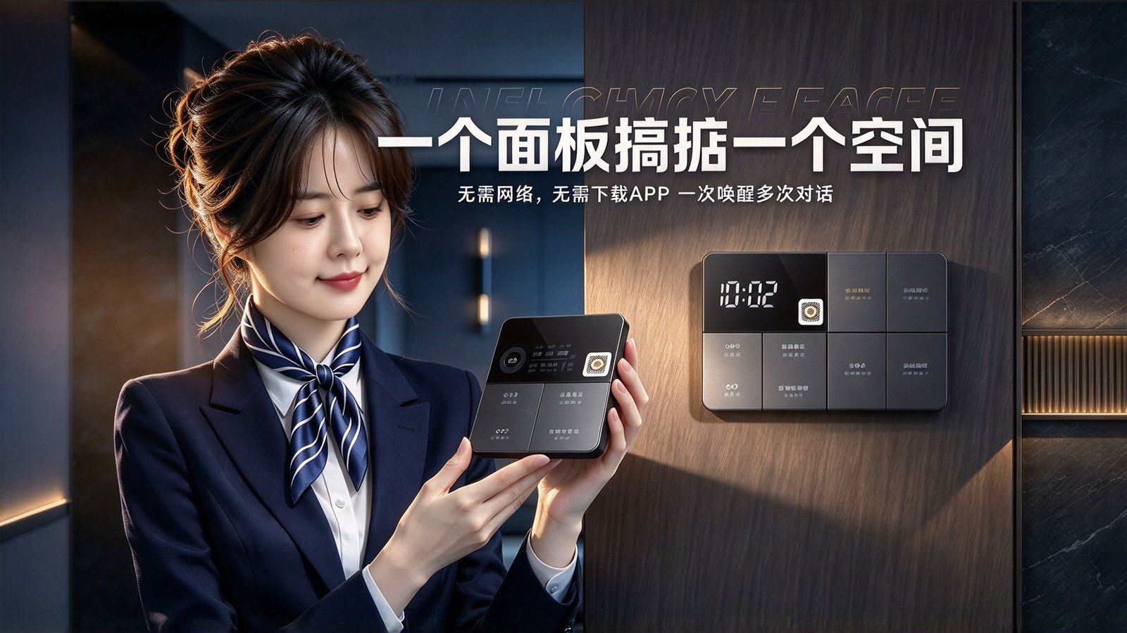 白小智 · 智能面板主视觉